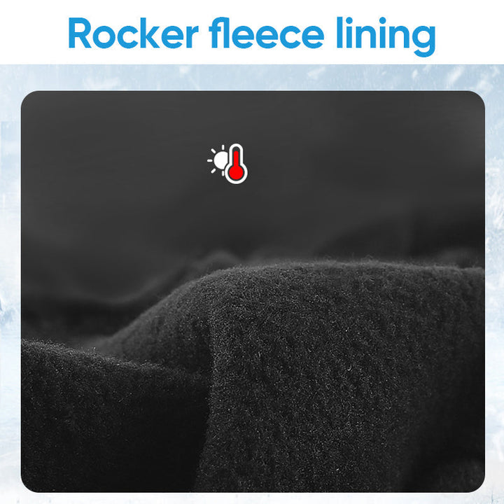 Inside view of a unisex thermal glove showing soft lining for warmth and comfort during winter runs