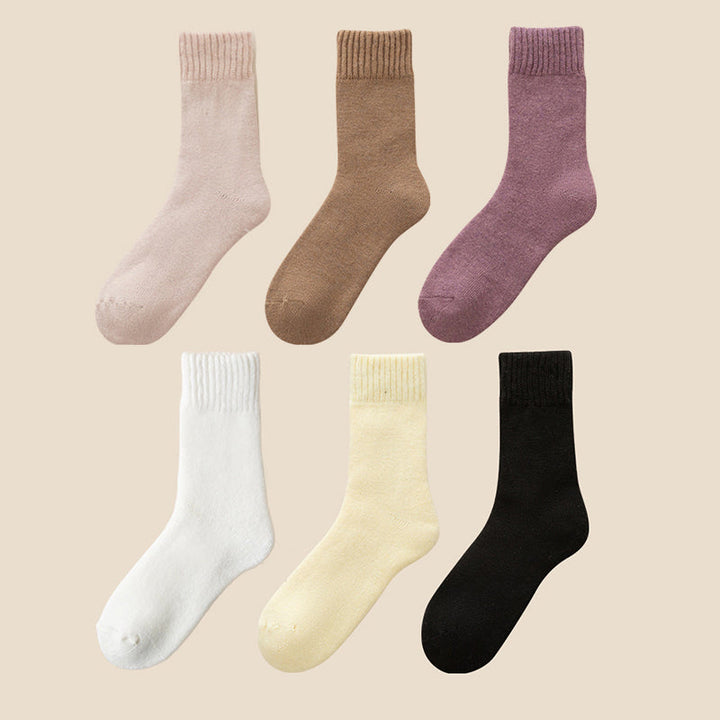 Unisex Thermal Winter Socks, marl pattern, combining style with supreme winter warmth
