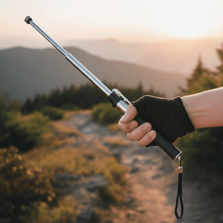 Unisex trekking pole for reliable hiking support & outdoor safety. Lightweight & adjustable.