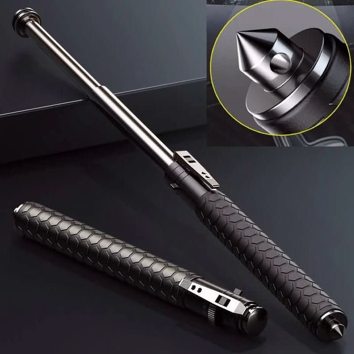 Lightweight, adjustable trekking pole with ergonomic grip for comfortable outdoor support.