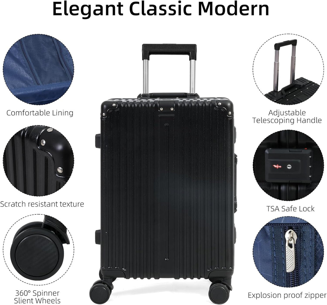 Open view of spacious interior in a durable carry-on travel bag, ideal for business or vacation luggage.
