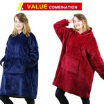 Blue+Dark red