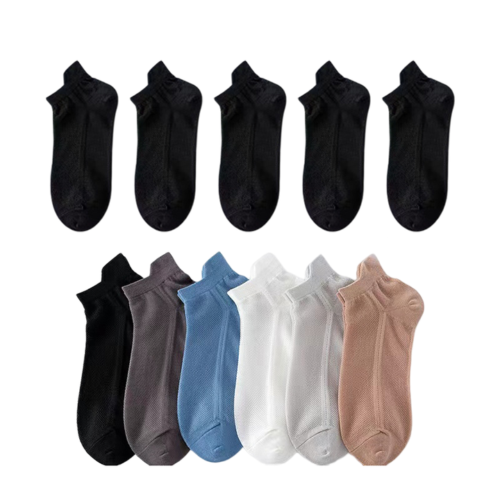 A single Ultra-Thin No-Show Sock demonstrating its discreet profile and non-slip features.