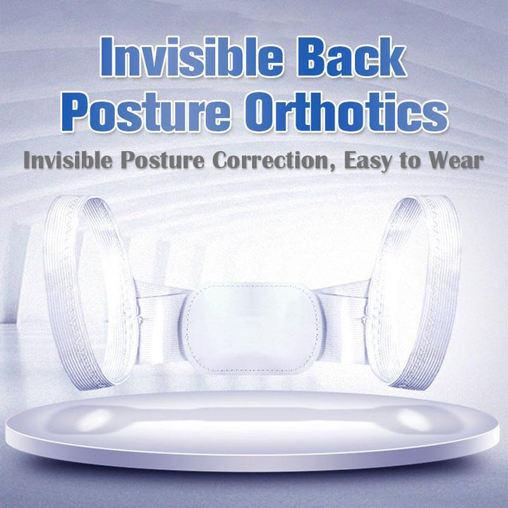 Close-up of the breathable fabric of the ultra-thin posture corrector brace for comfort