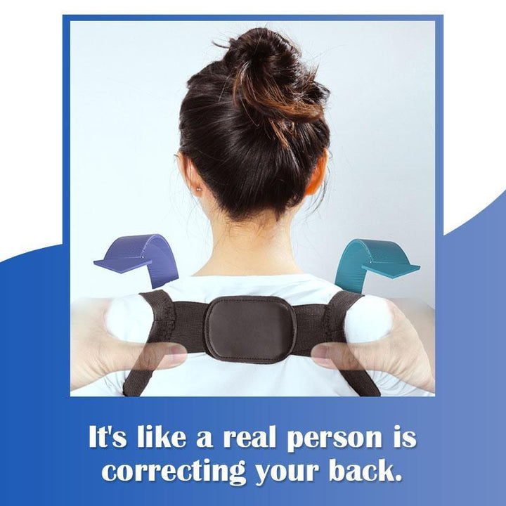 Adjustable straps of the ultra-thin posture corrector brace for custom fit and wellness