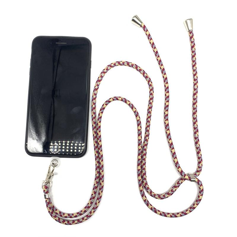 Unisex universal detachable phone lanyard displayed on a clean surface, emphasizing its simple yet effective design.