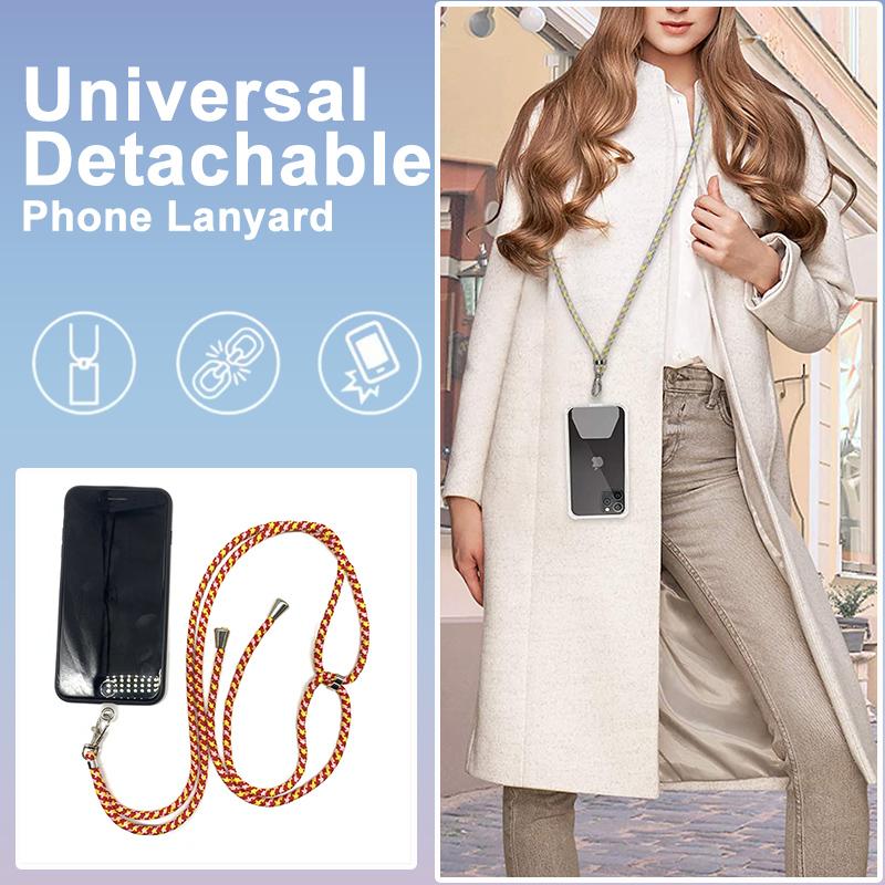 Anti-drop phone accessory: a vibrant blue unisex phone lanyard, ideal for keeping your device secure.