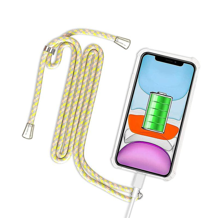 Set of assorted universal detachable phone lanyards, various colors, presented as a practical tech gift.