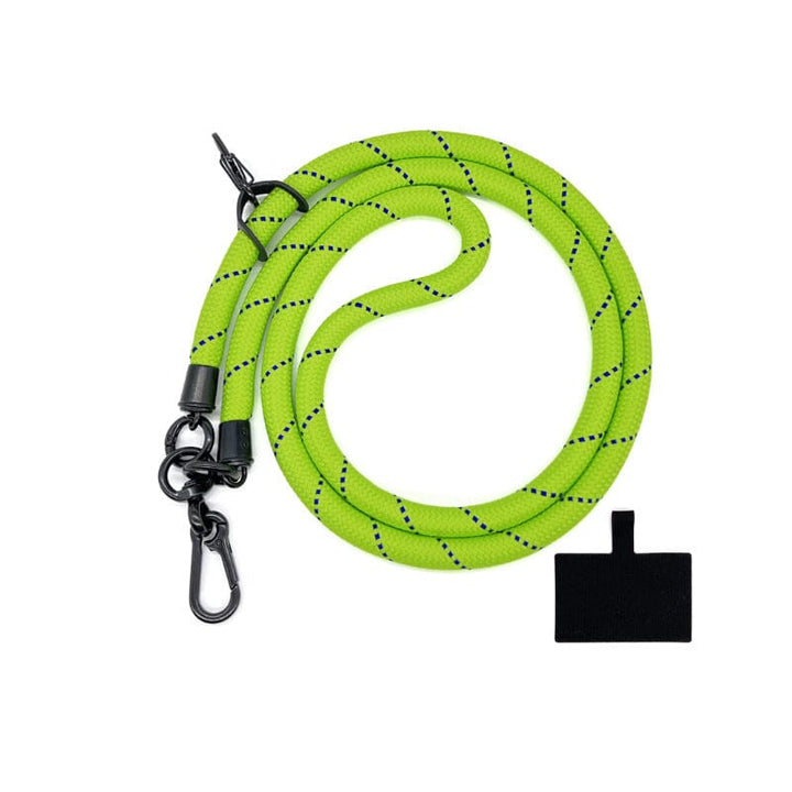 Universal Phone Crossbody Lanyard attached to a smartphone, demonstrating how it securely holds the device.