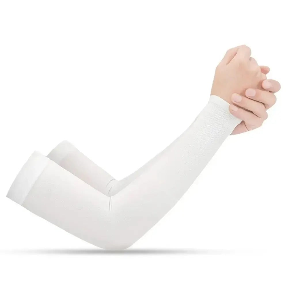 Unisex UPF 50 UV protection arm sleeves. Ideal for sun protection during outdoor activities & sports.