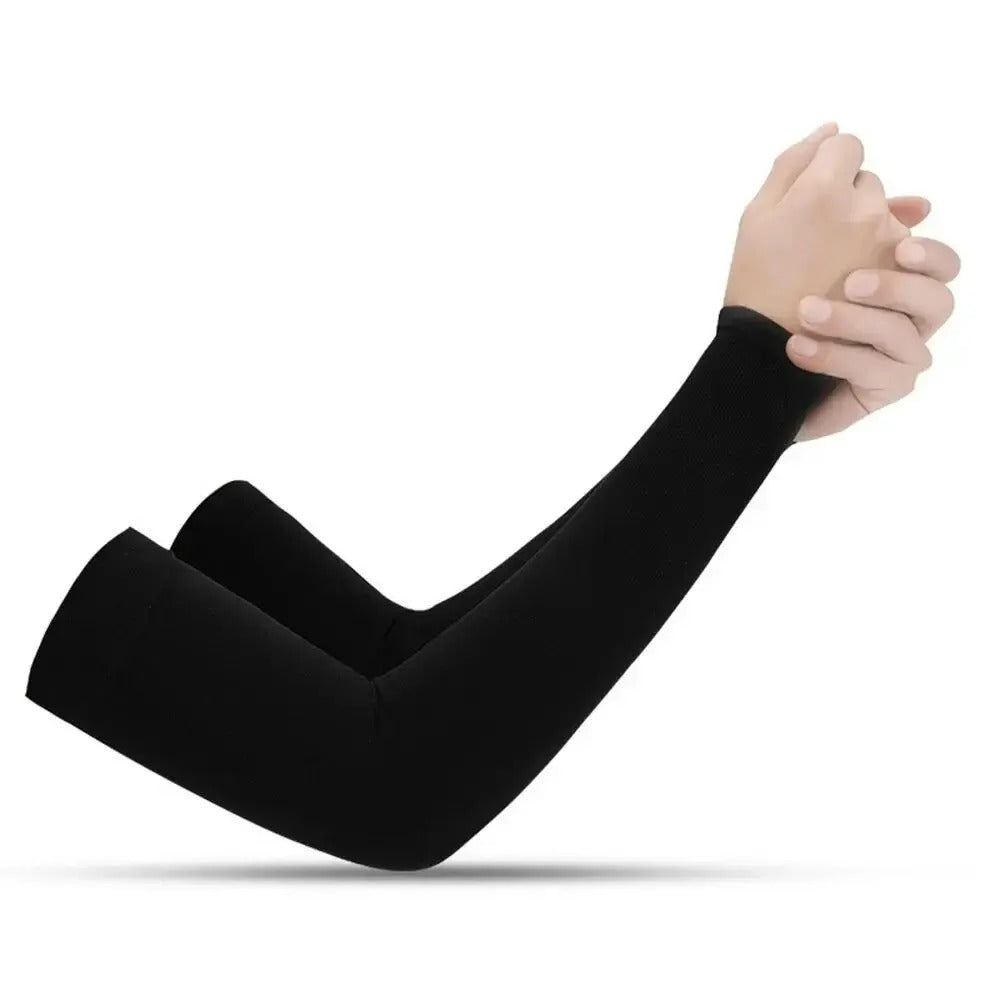 Unisex sun protection arm sleeves for all outdoor activities. UPF 50+ cooling sleeves for skin care.