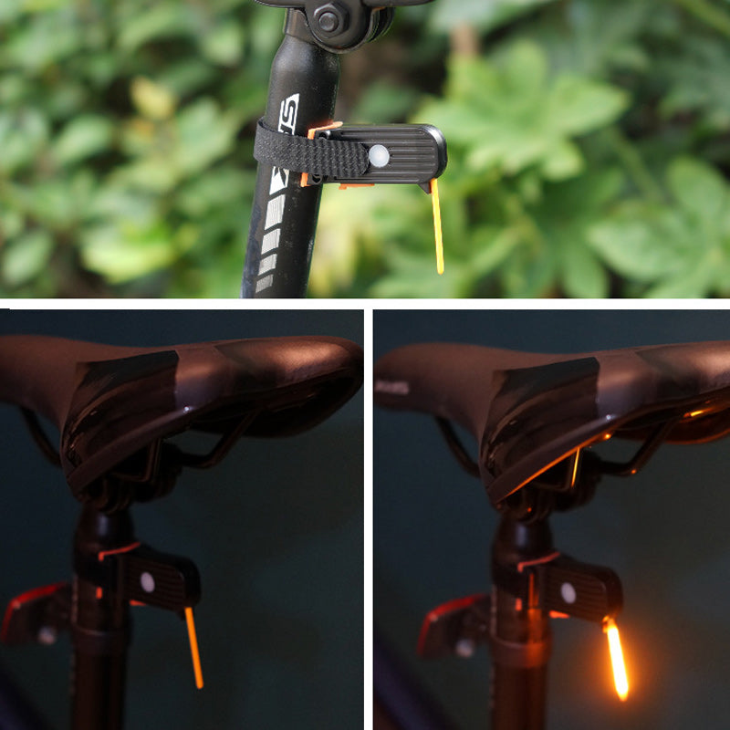 Durable LED bike taillight, multiple modes, ensures high visibility for nighttime rides