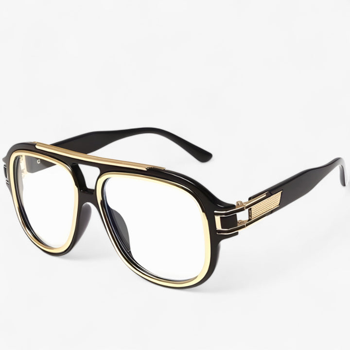 Comfortable retro black sunglasses, unisex, providing full UV400 protection and a skin-friendly fit.