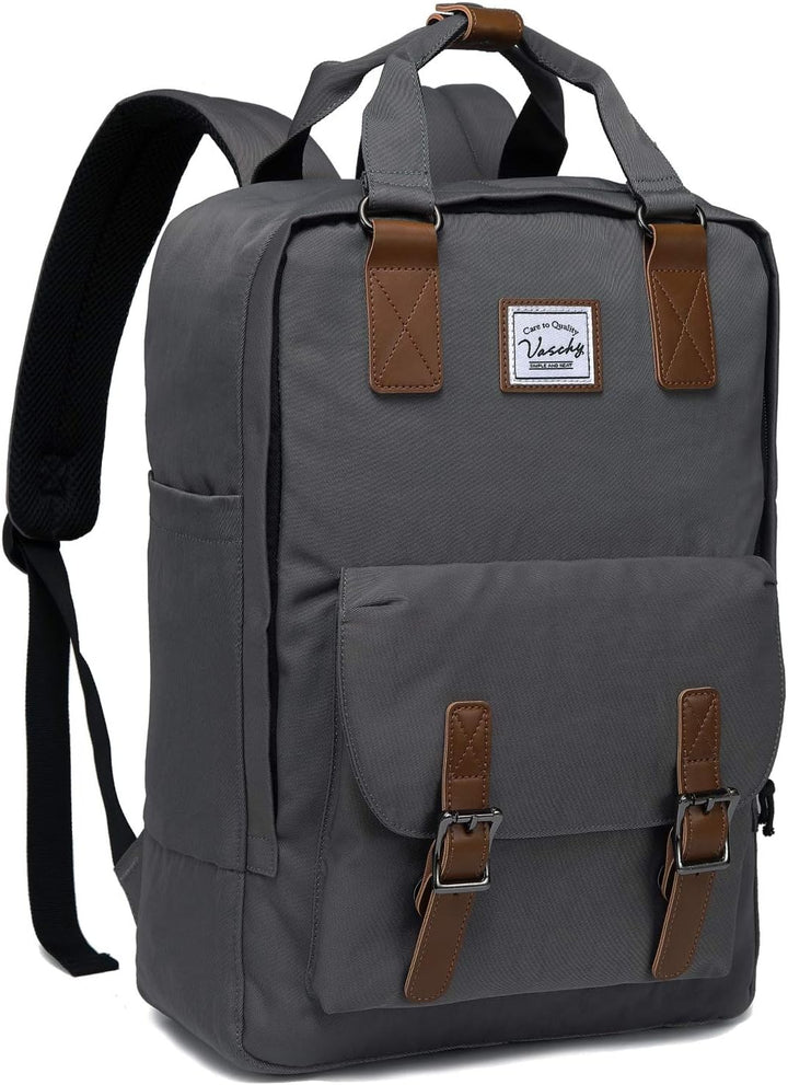 Versatile unisex vintage backpack, ideal for students, professionals, and travelers seeking style & function.