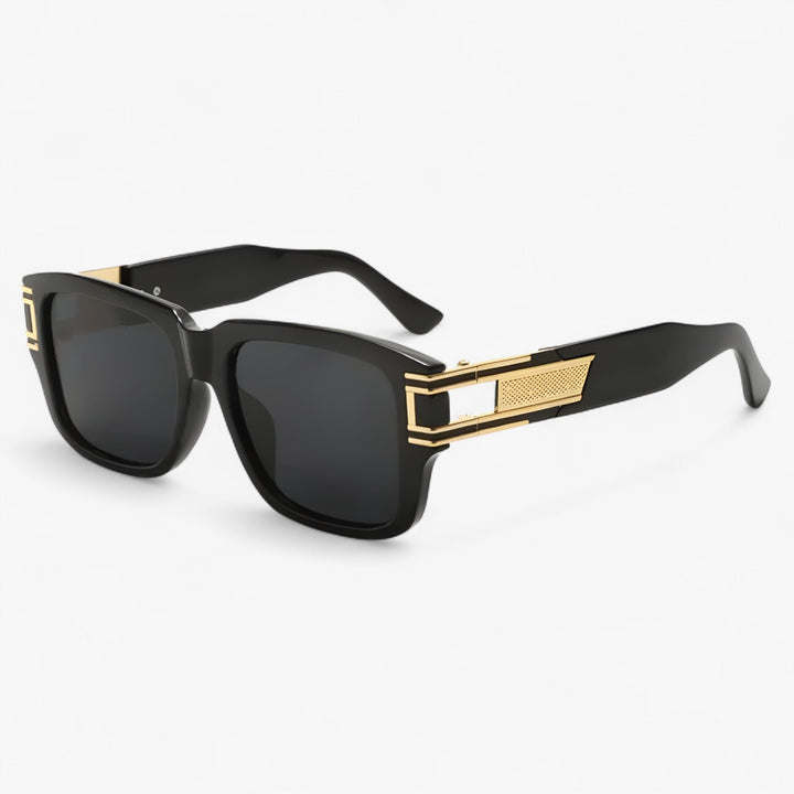 Unisex vintage square frame sunglasses with UV400 protection. Classic retro eyewear for style & eye safety.