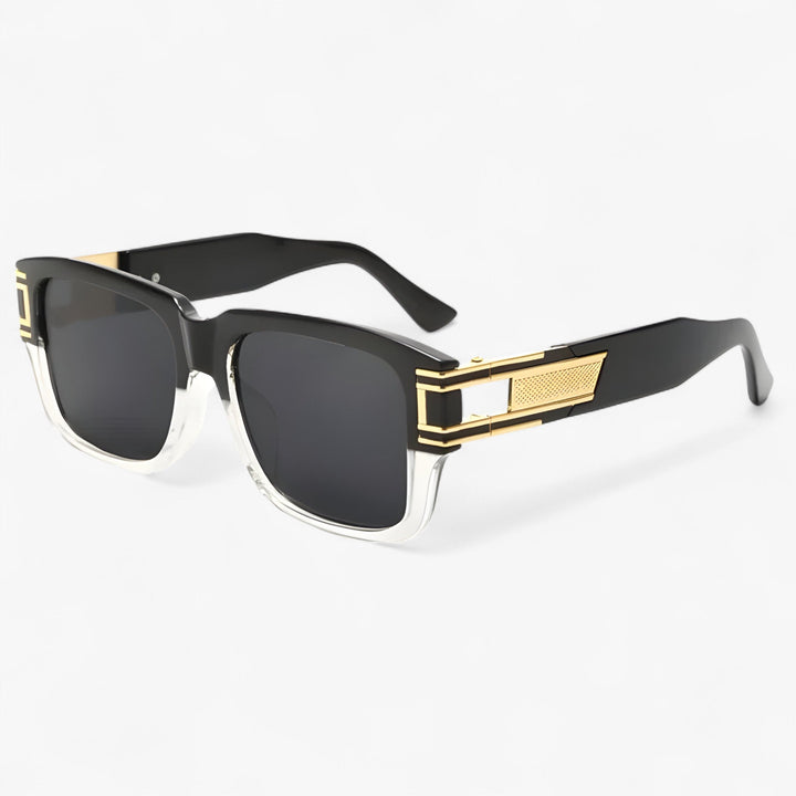 UV400 protected vintage square sunglasses. Unisex eyewear for eye safety & retro fashion accessory.