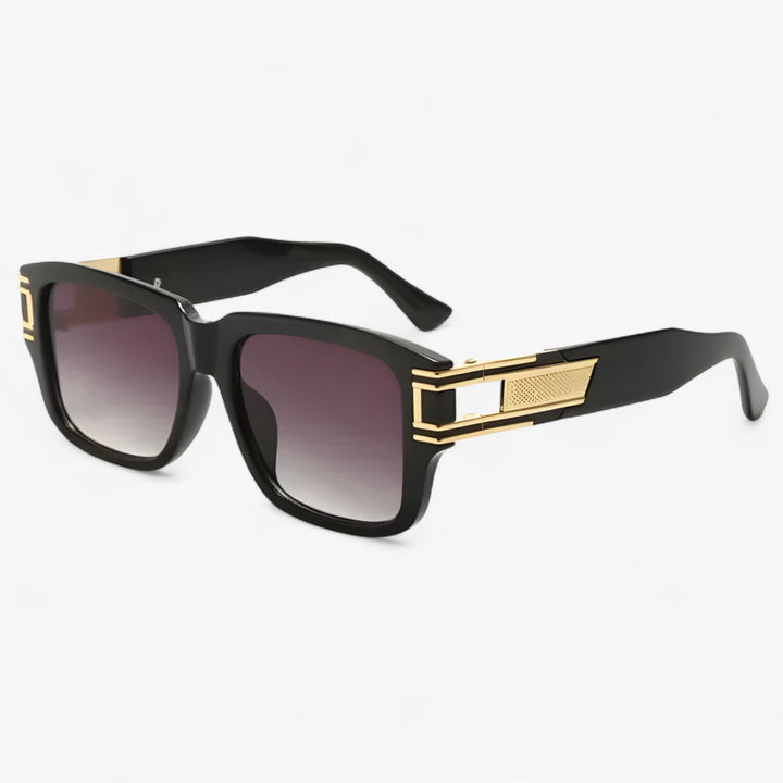 Unisex retro square frame sunglasses, versatile for daily wear & travel. Stylish UV400 protected shades.