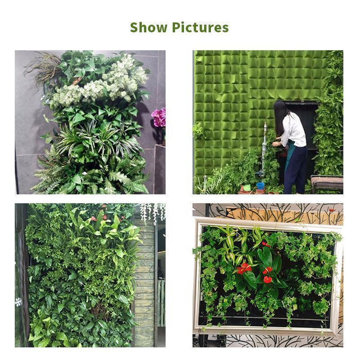 Home decor wall planter bag, unisex design, ideal for herbs & small plants