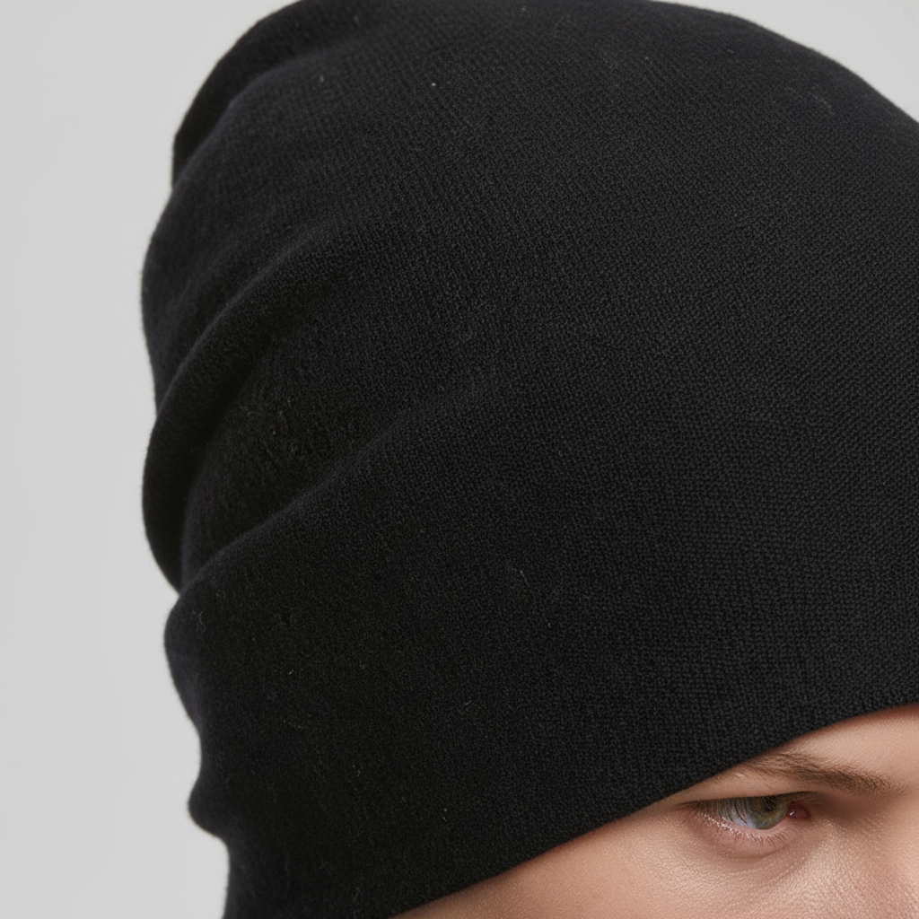 Fashionable slouchy beanie, a must-have warm winter hat. Unisex headwear for seasonal style & cold weather comfort.