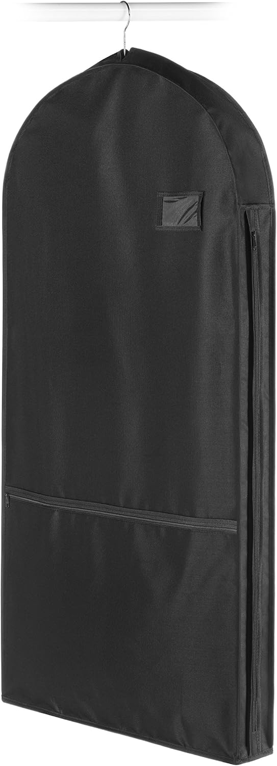 Secure your outfits with this durable, water-repellent garment bag, perfect for business or leisure travel.