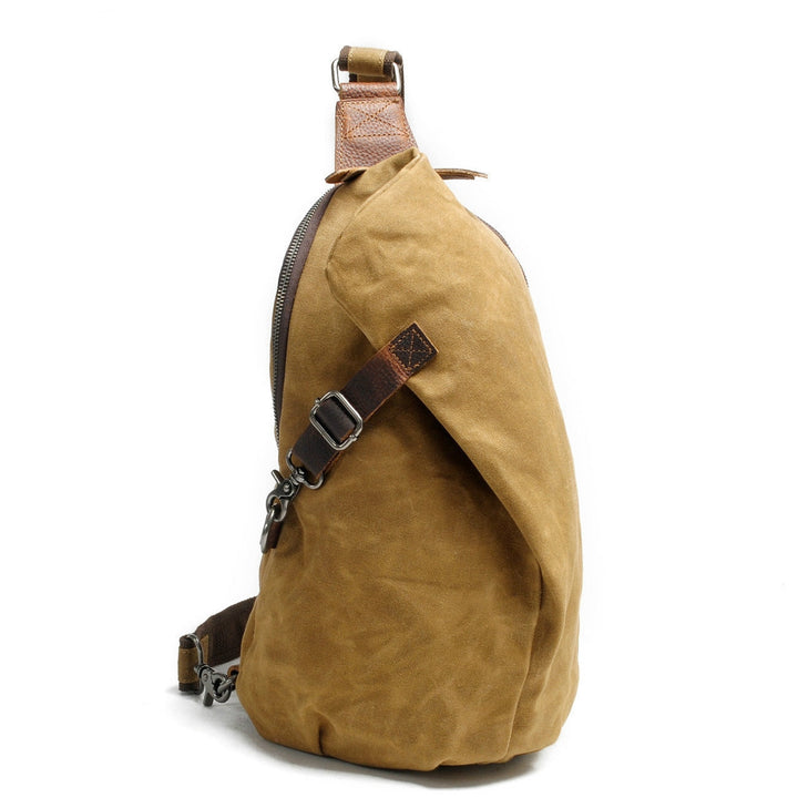 Unisex anti-theft water-resistant canvas crossbody bag. Durable & casual for everyday.