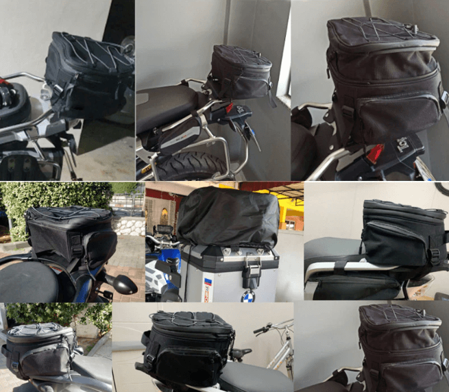 Versatile unisex water-resistant motorcycle gear bag, a durable travel duffel for any rider's adventure.