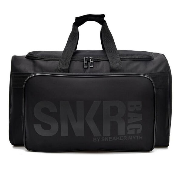 Water-resistant sneaker travel bag for men & women. Ideal for shoes & gym gear organization. Durable & compact.