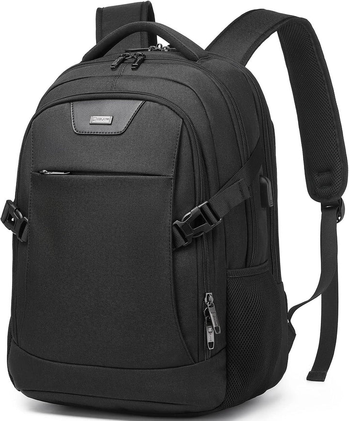 Unisex water-resistant work backpack, designed for comfort and durability.