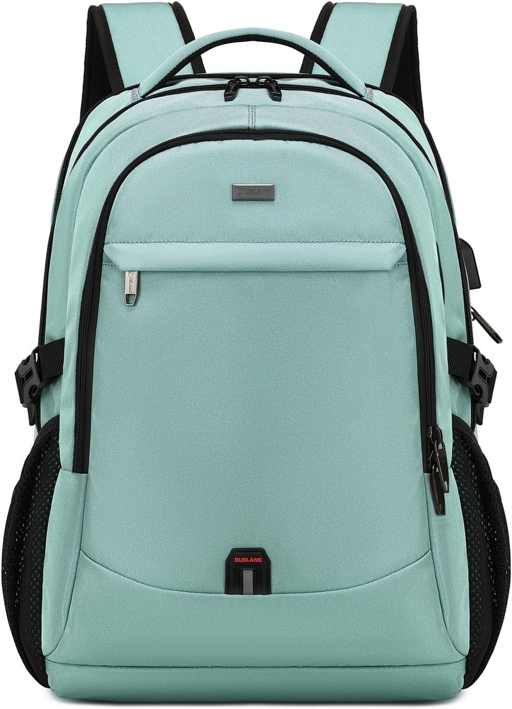 Versatile travel backpack, unisex, with USB charging and anti-theft features.