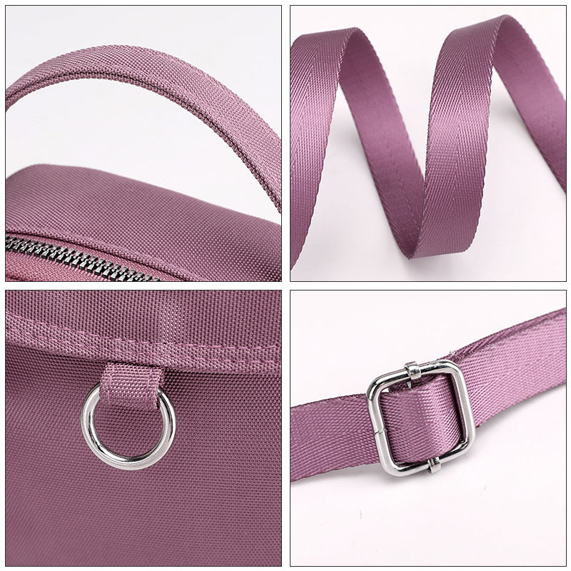 Durable waterproof nylon crossbody bag, unisex, ideal for outdoor activities & urban adventures