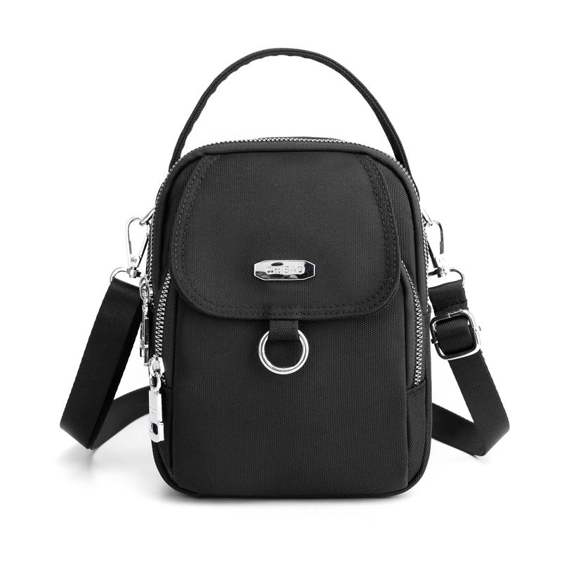 Waterproof nylon crossbody bag for men & women, versatile for daily use, travel, and adventure