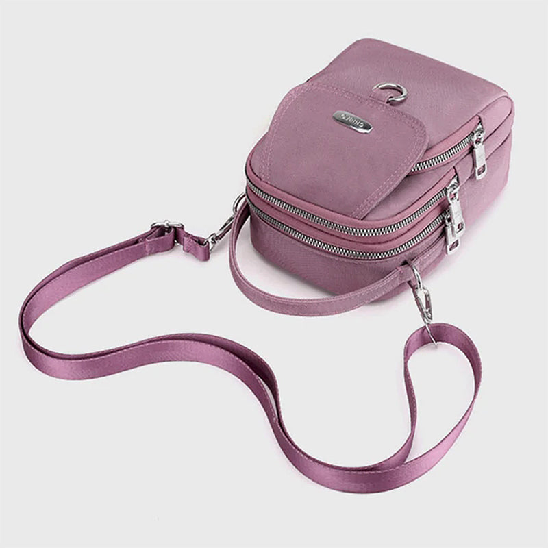 Daily use waterproof messenger bag, unisex, lightweight nylon, practical and versatile design