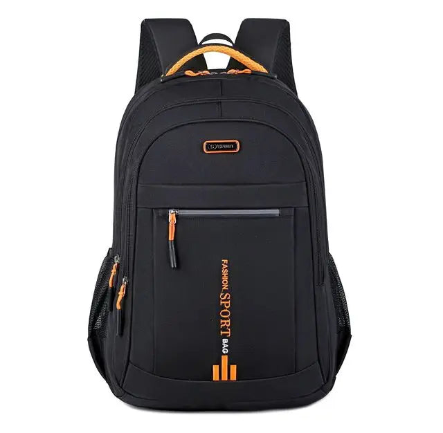 Stylish multi-compartment unisex backpack, waterproof and spacious for daily essentials & outdoor gear.
