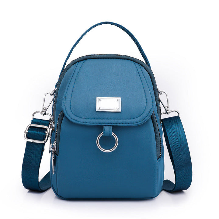 Durable waterproof nylon messenger bag, ideal for laptops and documents, unisex style