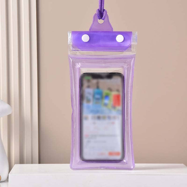 Diving-grade waterproof phone pouch, ensuring device safety up to a depth
