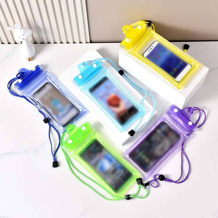 Waterproof phone dry bag with secure seal, ideal for diving and outdoor adventures