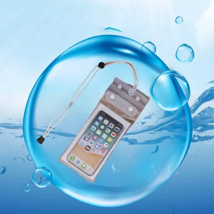 High-quality waterproof phone protector for underwater photography, black border