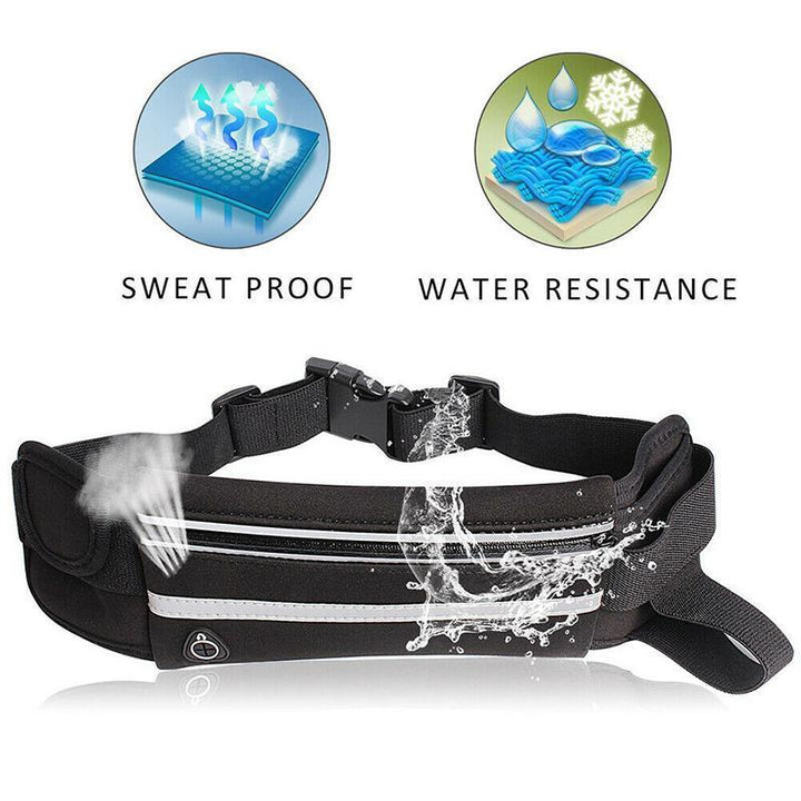 Waterproof sport accessories travel bag, black, featuring multiple compartments
