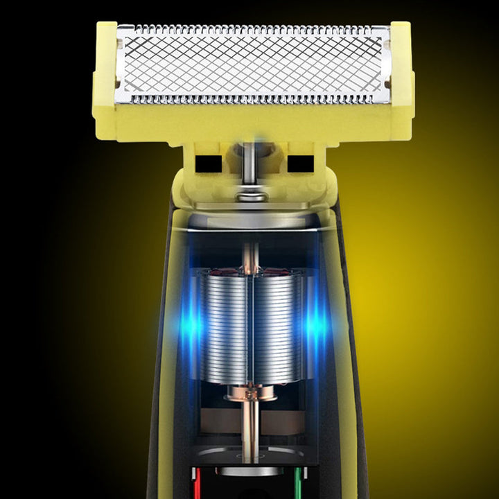 Unisex electric trimmer for wet and dry use, ensuring a smooth finish for all