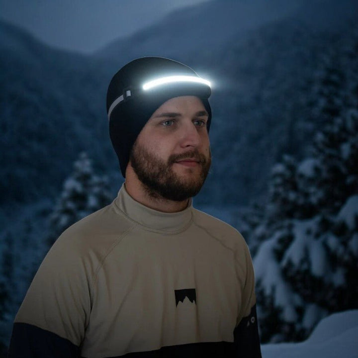 Rechargeable adventure headlamp offers versatile, hands-free illumination for all outdoor activities, from camping to running.