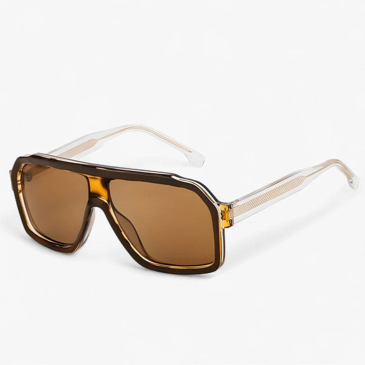 UV400 oversized punk sunglasses. Windproof & unisex, a bold fashion statement for festivalgoers.