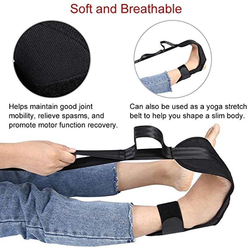 Fitness exercise band for yoga & physical therapy; portable wellness accessory for flexibility improvement