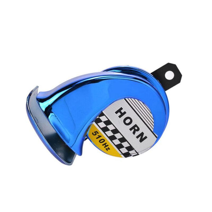 Compact 12V air horn, ideal for trucks and motorcycles, weatherproof design for all conditions