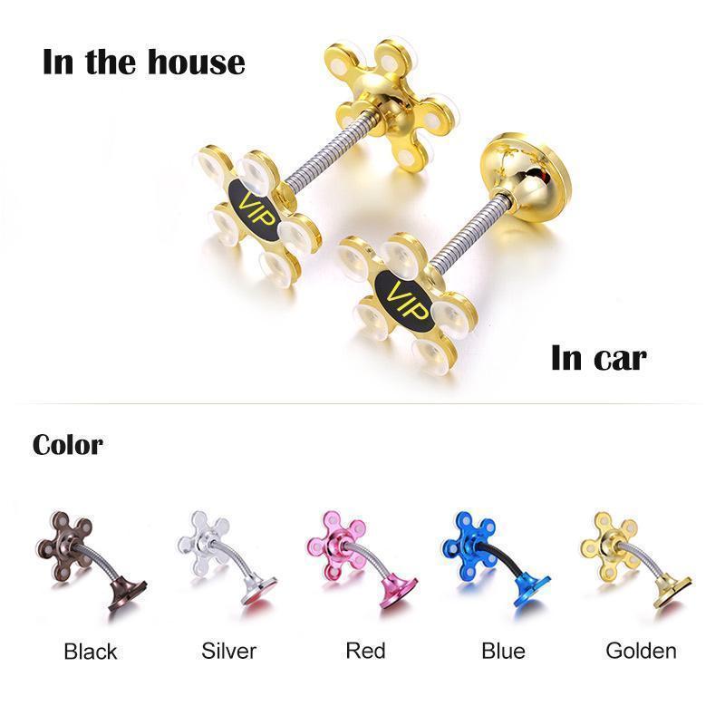 Mobile accessory: universal flower suction phone holder for convenient, hands-free viewing
