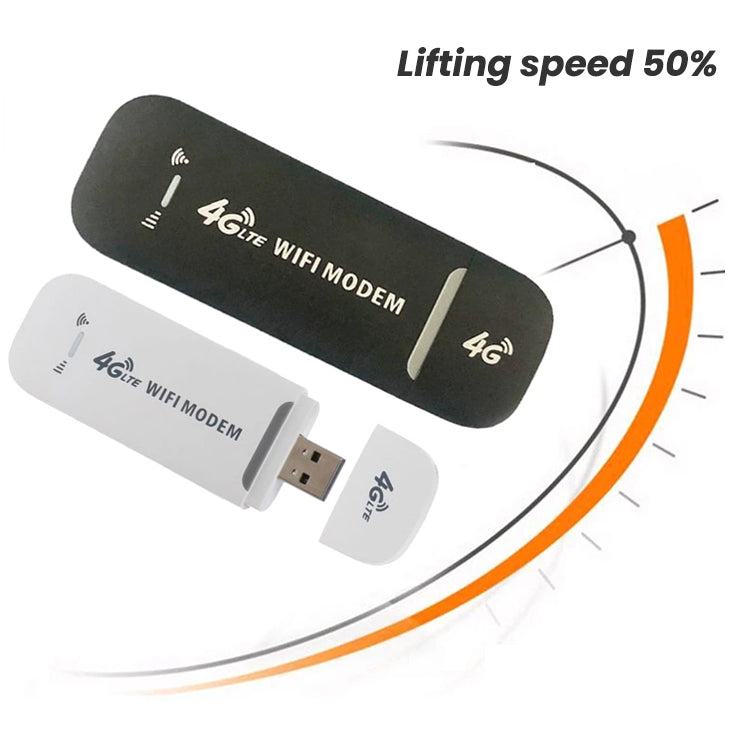 Mini 4G LTE router with USB modem capability, ensuring fast mobile internet connectivity.