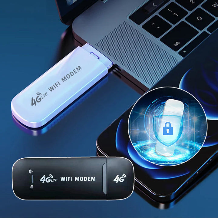 Handy 4G LTE mobile hotspot router, ensuring strong wireless network for all your devices.