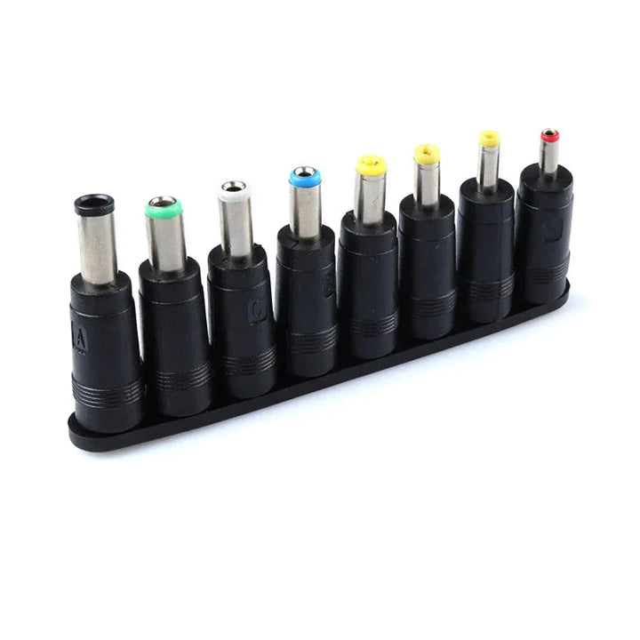 Power supply multi-tip set, 8 DC connectors for universal application with various devices