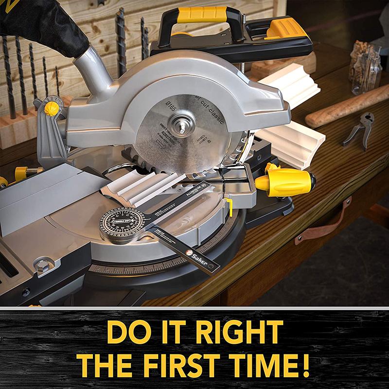 Woodworking angle finder with clear markings, essential measurement tool for precise cuts