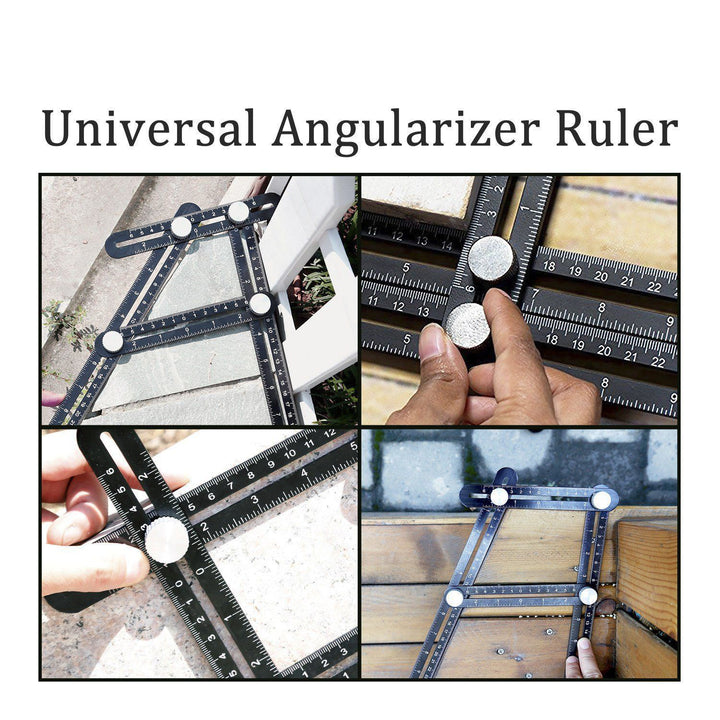 Precision angle measuring and marking gauge for repetitive and consistent cuts