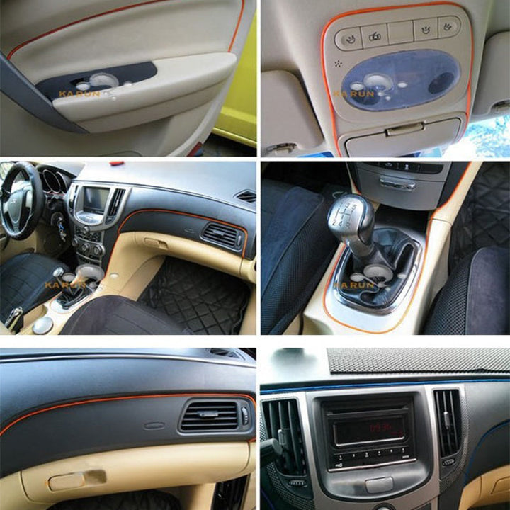 Car Interior Ambient LED Strip Lights, multicolor, decorative lighting kit for auto accessories